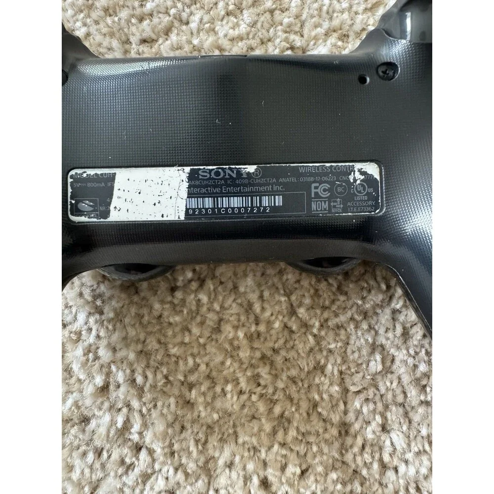 Sony PS4 DualShock 4 Wireless Controller CUH-ZCT2U Black OEM Gamepad Untested